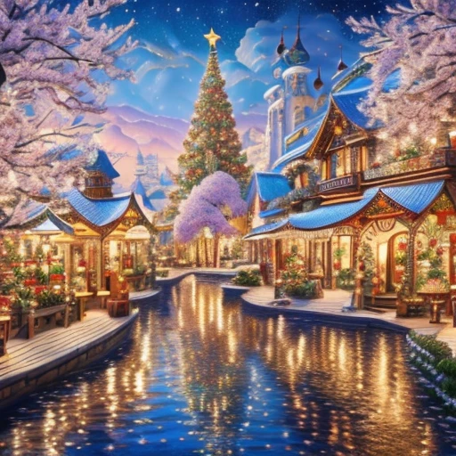 closeup, christmas postcard display, souvenir shop, spring theme, multi-dimensional, enticing, invitation to travel, memories from around the world, exquisite craftsmanship, creative designs, captivating scenes, travel inspiration, colorful landscapes, architectural wonders, local traditions, intricate, (best quality, masterpiece, Representative work, official art, Professional, unity 8k wallpaper:1.3)