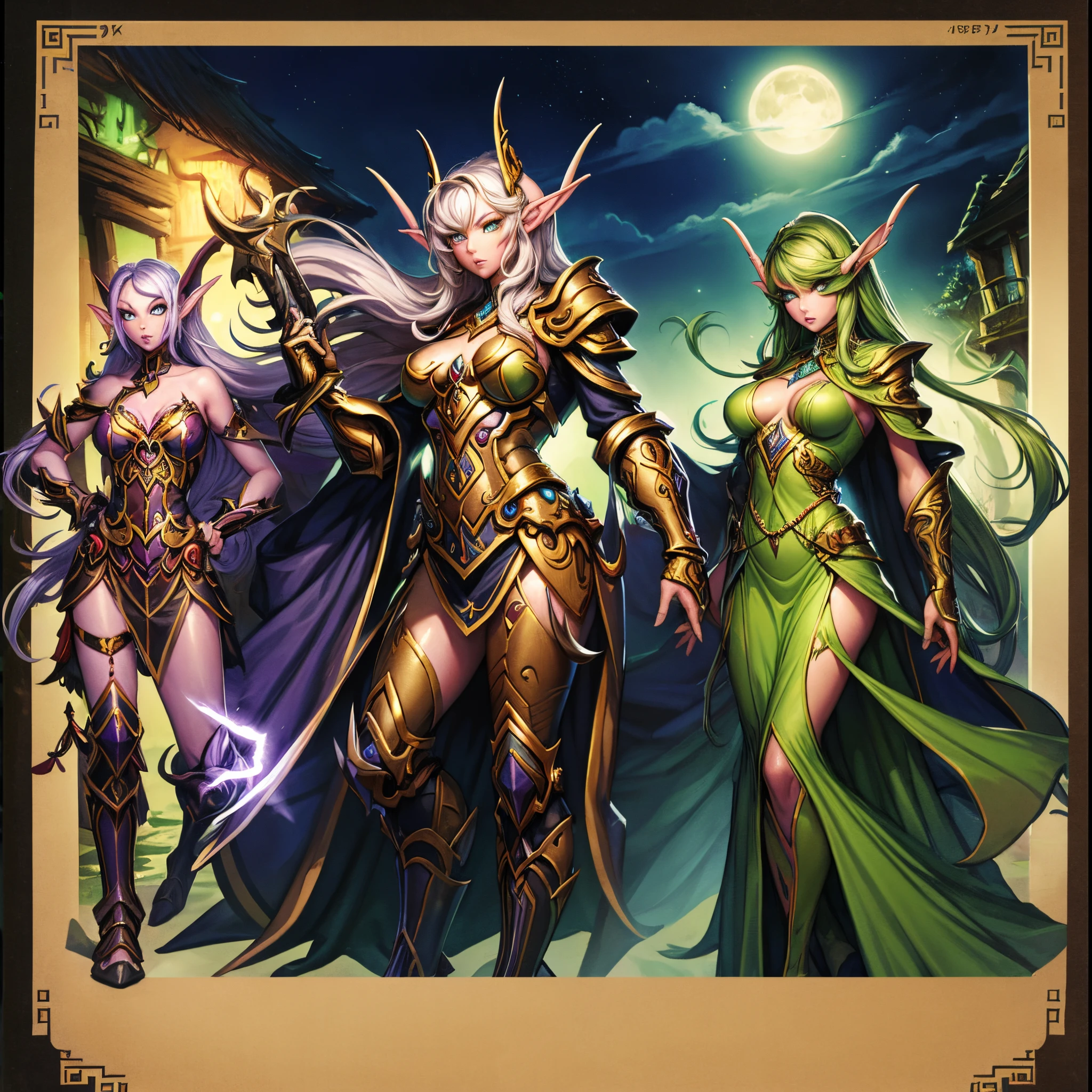 night elves in moonglade