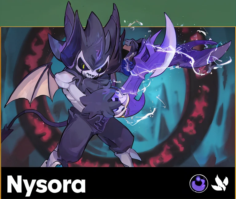 there is a cartoon picture of a dragon with a sword, as a badass monster hunter, estranho voidpunk fursona, em estilo de cytus e deemo, Jogo de rolagem lateral, O Cavaleiro do Cavaleiro Oco, Da Cryptid Academia, Estilo cavaleiro oco, rolagem lateral, Hyper detailed ultra sharp, Yugioh Estilo de Arte, Gengar, fanart oficial