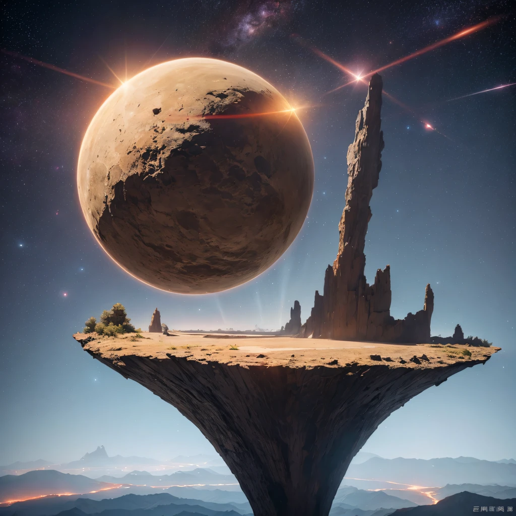 Mohe alluvial plain in Yuexing Rift Valley area,Rock sugar agate nuclear power command armed helicopter black gold cruiser tower snow red marble luminous space station. 1:3 Models,starrysky,Cyberpunk art of a,Rembrandt light,Detail portrayal,macro shot,surface reflection,High definition details,dingdall effect,Light and shadow intensification,The light shines,particle effect,3D modeling,Surface reflected light,detail-rich,fine texture,strong visual impact,hyper-detailing,A high resolution,high saturated,ray traycing,light and shadow effect,32K smooth,A high resolution