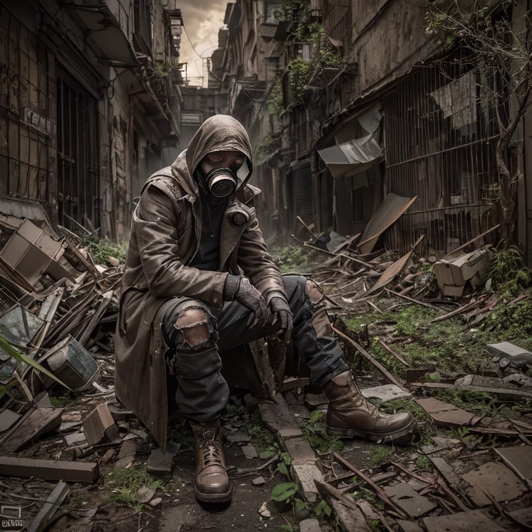 the sun is not&#39;shine、ray tracing, A world of death where people can no longer live, best light, best shadow, clear image, Boiling pinkish red liquid spread on the ground、Rain of blood、Bloodstained, hellで死ぬ, darkness, cult, The end of the world, It is reminiscent of death, return to nothing, chaos, I can&#39;t stay alive, devil&#39;face, a form of anger、(Photoreal:1.4)、Photographed with canon 5d mk4, canon eos 5 d mark ivで撮影しました。, canon eoa 6 d mark iiで撮影しました, very detailedな顔と肌の質感、 fine eyes、double eyelid、very detailed, small details, masterpiece, highest quality, origin of mankind、underworld、Desolate world of death、dark cloudsのあるworld of death、Desolate world of death、hell、dust dances、dust、There are many crows and vultures in the sky、dark clouds, blood gushes out, Apostle of the cult wearing a gas mask、A crow is sitting on a large skull suspended from chains., Photorealistic dark concept art, apocalyptic art, very realistic concept art, Detailed 4K horror artwork, 4Kvery detailedなデジタルアート, 4K concept art and hyperrealism, stylized fantasy artwork, Spooky nostalgic concept art, surreal concept art, blood gushes out、look up at the sky, world of death, reminiscent of death, chaos、red liquid、ash is flying、floating debris、huge floating object、world of death、(Photoreal:1.4)、Photographed with canon 5d mk4, canon eos 5 d mark ivで撮影しました。, canon eoa 6 d mark iiで撮影しました, very detailedな顔と肌の質感、 fine eyes、double eyelid、very detailed, small details, masterpiece, highest quality, Super detailed、dust、Wind