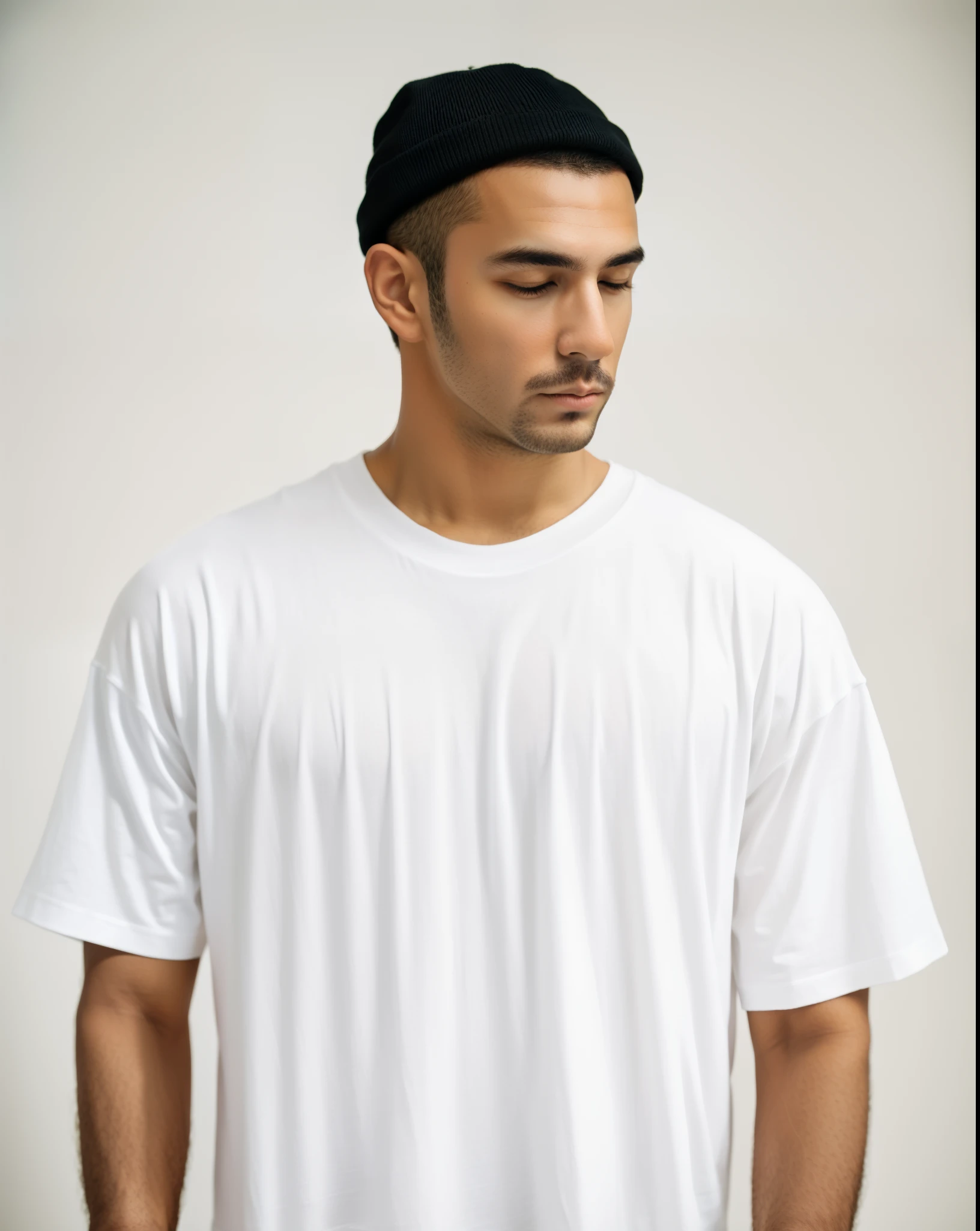 a close-up of a man wearing a white shirt and black pants, Homem de Branco T - Camisa, vestido com uma camiseta branca, camiseta branca, tshirt branca lisa, T-shirt branca, camiseta branca, vestido com uma camiseta branca, trending on r/streetwear, white clothing, vestindo uma camisa branca, basic clothing, vestindo camisa branca, adicionar a foto um fundo de cidade, fundo de cidade, the man is in town