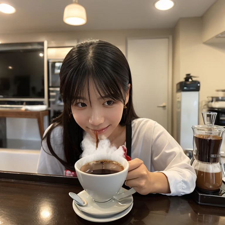 Drip coffee personification