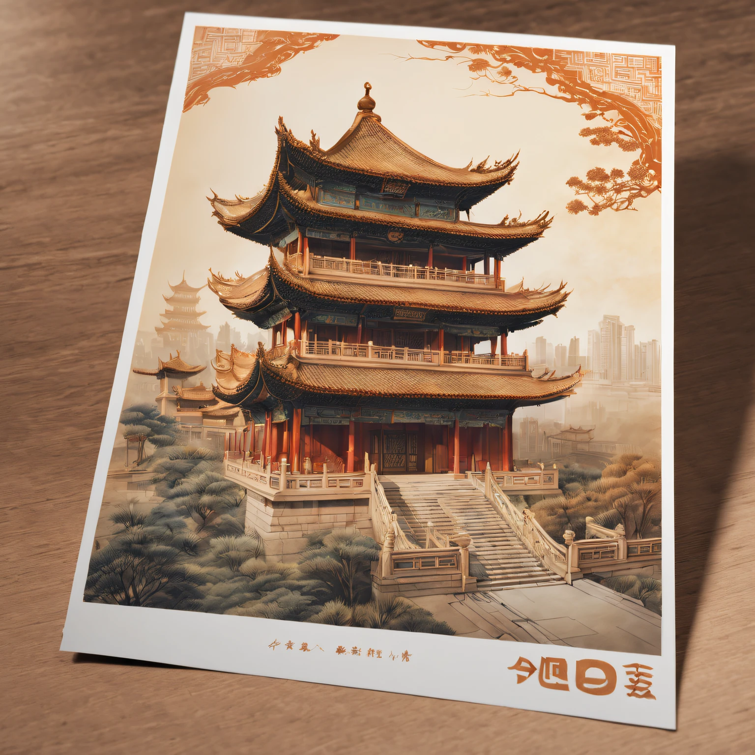Long Tengfei Chinese Architecture stamps