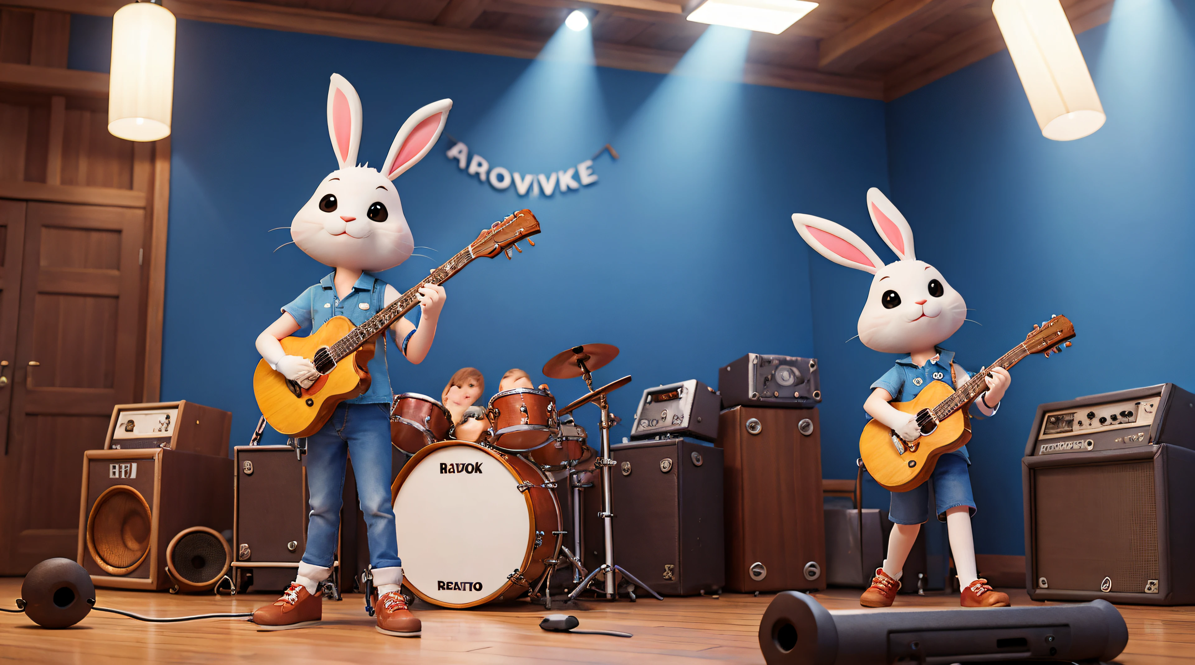 Rabbit rock musician