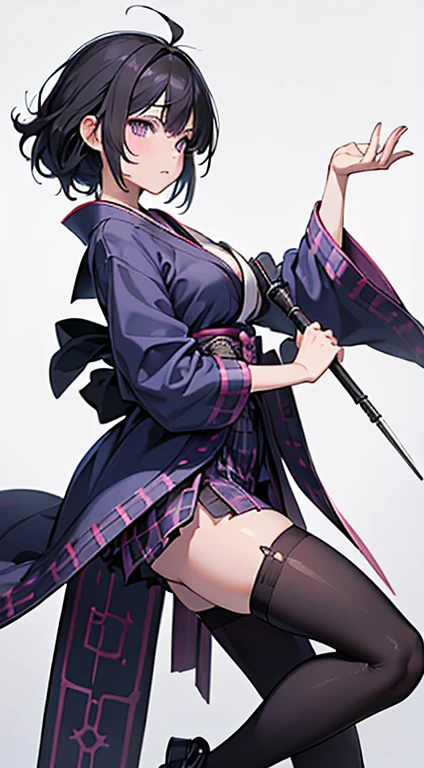 (Highest quality、masterpiece:1.2)、One Girl、Beautiful poop、Beautiful poop、style、elegant、attractive、Sexy、Beautiful and well-groomed face、Beautiful Eyes、Beautiful Hair、Smooth Skin、Beautiful mouth、Smooth legs、body、muscle、Change your clothes and look stylish、Tie your hair up、One hand on her hip、ponytail、Blue Hair、blue eyes、huge 、Big Ass、 woman、((background、Kendo Club)) (Malicious look、Vulgar smile) (White Doshi、Black Hakama)