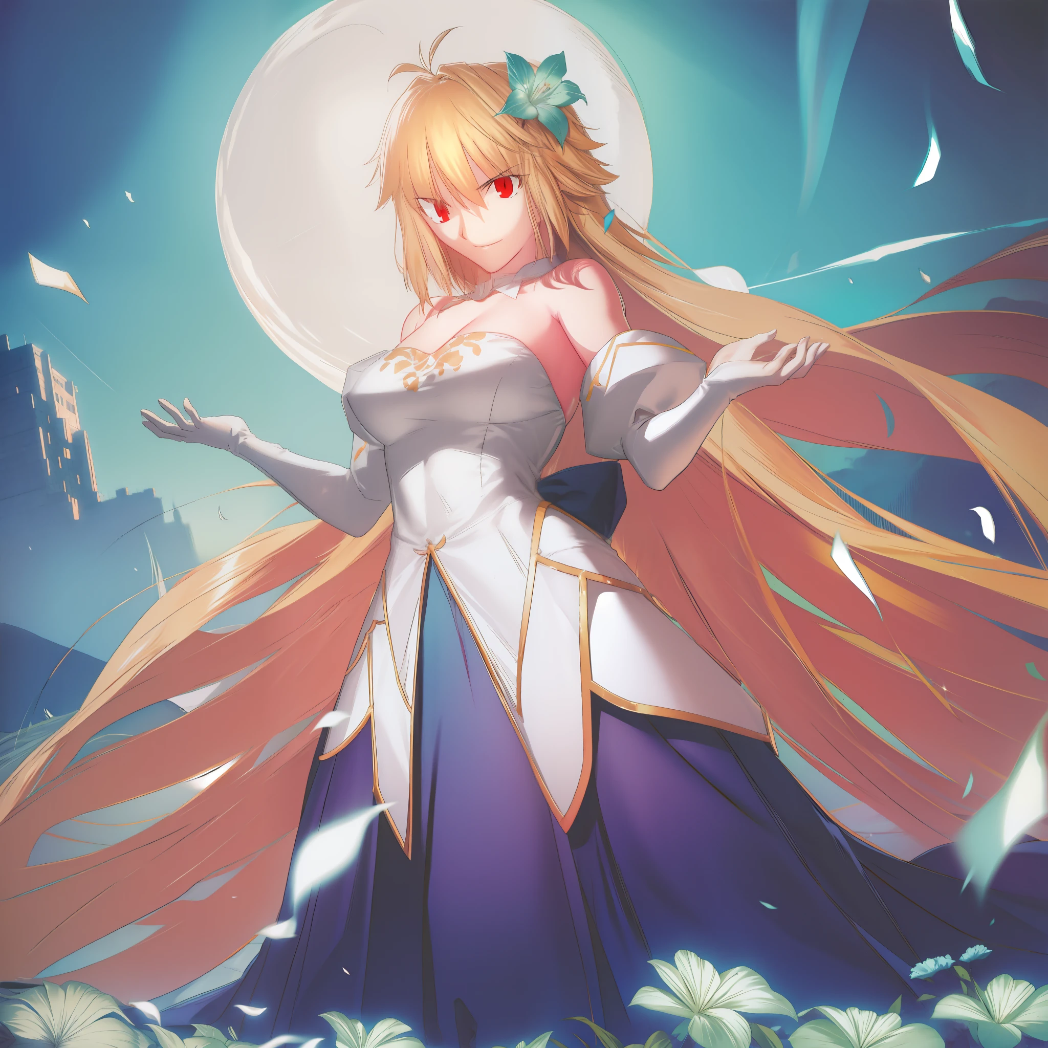 takeuchi takashi, Arcueid, (tsukihime:0.7), evil smile, evil eyes