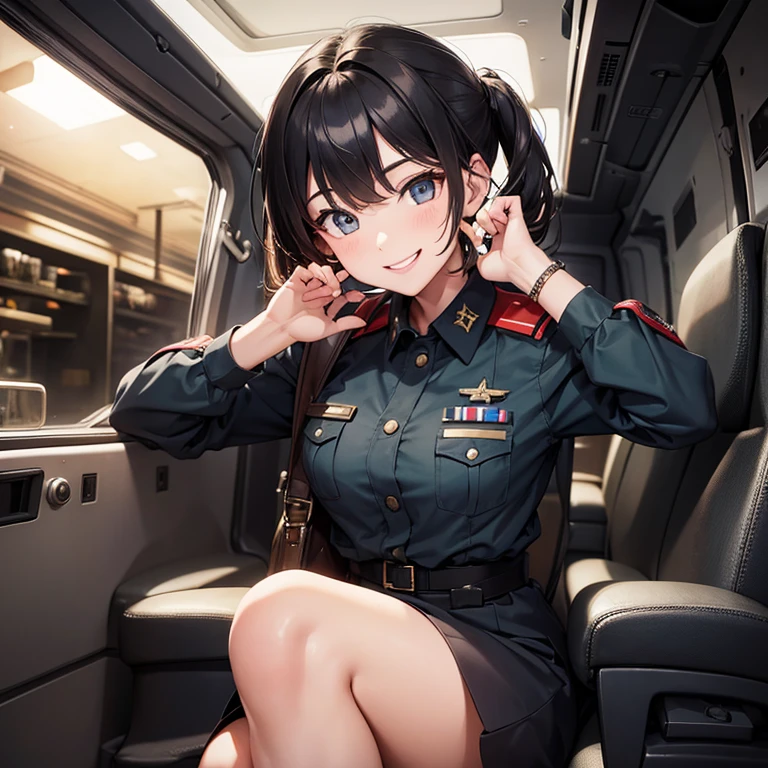  Gestapo uniform, female lesbian  kawaii sisters kissing passionately with T-54 military tank. wearing Luftwaffe uniforms. 8k. masterpiece. best quality. best artwork. lingerie. Swastika insignia red armband. busty bare breasts. nipples.  sunset. cunnilingus 