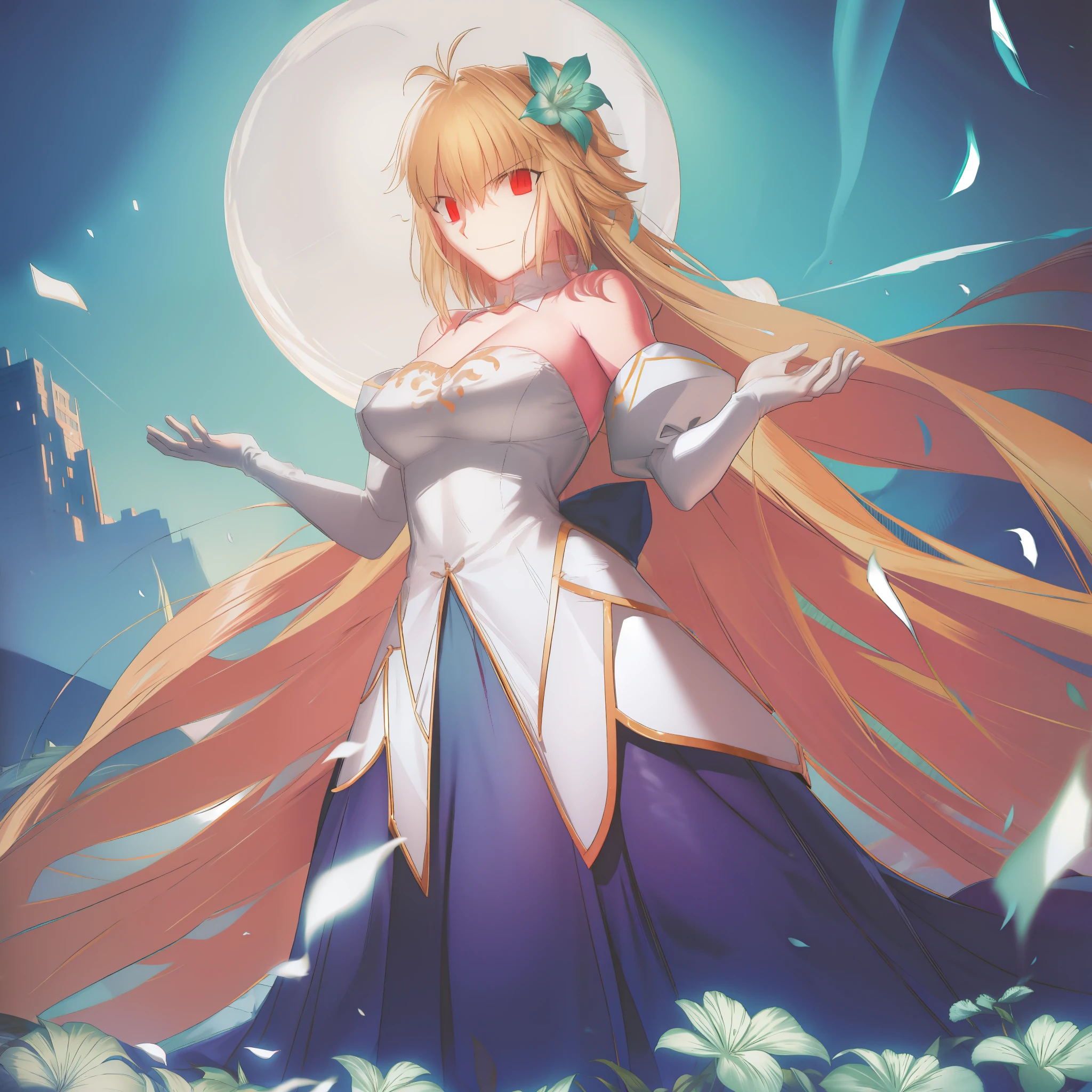 takeuchi takashi, (tsukihime:0.6), evil smile, evil eyes