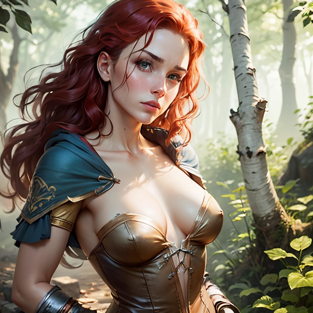 triss merigold half naked, realistic --auto --s2