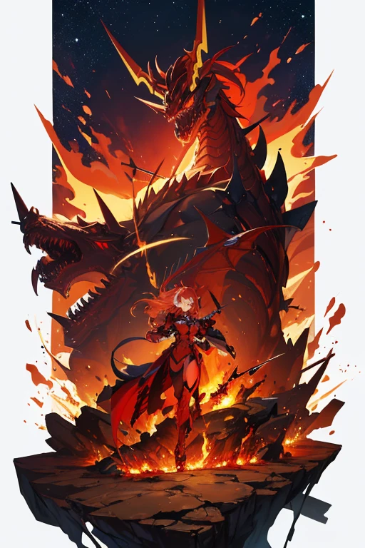 Close-up of a fire-breathing dragon with flames in the background, Concept art inspired by Chen Zhil, pixiv, auto-destructive art, flame conjuring armored, Ruler of Inferno, well armored mech dragon, gurren lagann, avatar image, sazabi, Evangelion New Theatrical Version Third Impact, Gurren Lagann, Mobilesuit, Extreme Gundam