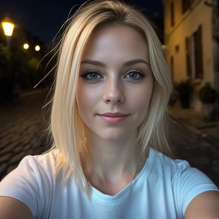 (Selfie, plan: 1.4), (Moitié droite du corps: 1.4), Photo portrait RAW UHD d’une blonde de 20 ans (Femme aux yeux bleuarcher dans une jolie ruelle , gros seins,, Ville le jour, (rocher), (encolure), Détails (tissu! , cheveux! , briller, couleur!! , Inconvénients: 1.1), Des yeux brillants avec un haut niveau de détail (Regarder dans la caméra), Éclairage reflex, Appareil photo reflex mono-objectif, Ultra qualité, Netteté, profondeur de champ, Filmkorn (milieu), Fujifilm XT3, Limpide, Rahmenmitte, beau visage, mise au point nette, réverbère, Neonbeleuchtung, Bokeh (faiblement éclairé), Jour, (Ciel nocturne), pores détaillés de la peau, peau grasse, coup de soleil, Yeux complexesDétails, corps entier entier, gros seins