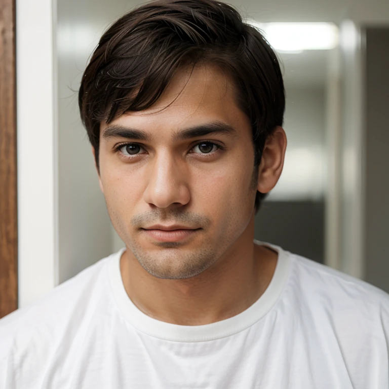 A real men person front with background white