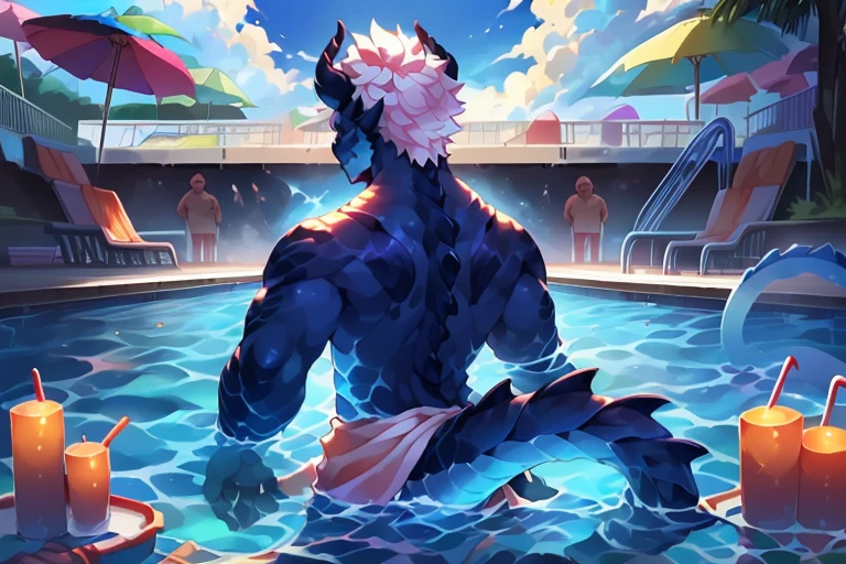 Cute anime boy, sixpack, naked, bending over, big bubble butt penis directly in camera, big muscles, giant penis, very veiny,
