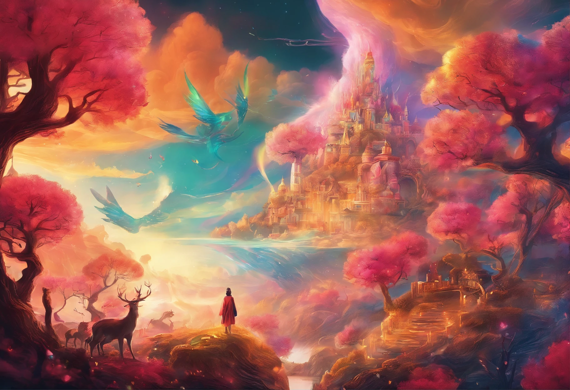 postcard,santa claus image,Intense contour light,Luminous inside,Colorful,((Best quality)), ((tmasterpiece)),Enhanced dynamic viewing angle,,glowing effect,ultra - detailed,artwork of a,high high quality,8K分辨率,depth of fields,电影灯光,epic graphics,high high quality,ultra - detailed,
