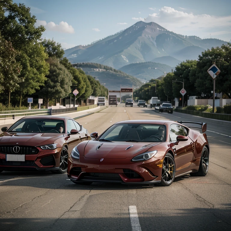 Nice cars street race