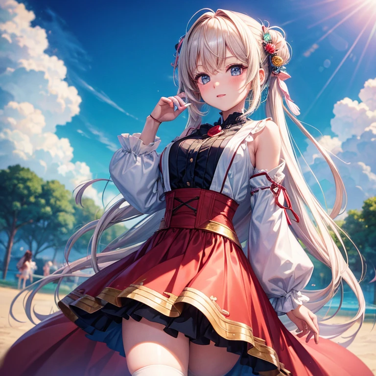there are a lot of anime girls, 8k no blur, 4k!