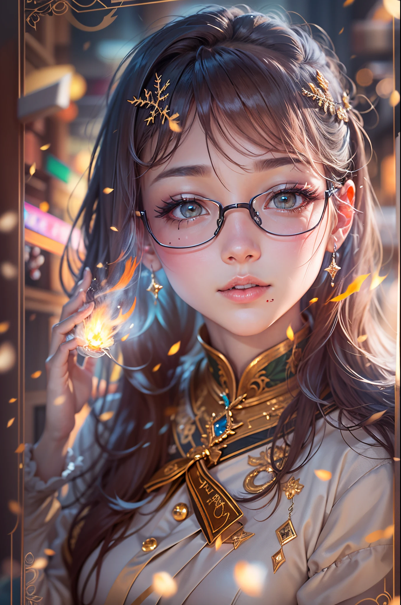 (((Christmas cards,charactor))),Intense contour light,Luminous inside,Colorful,((Best quality)), ((tmasterpiece)),Enhanced dynamic viewing angle,glowing effect,ultra - detailed,An artwork of,high high quality,8K分辨率,depth of fields,电影灯光,epic graphics,high high quality,ultra - detailed,Detailed pubic hair,Accurate,电影灯光