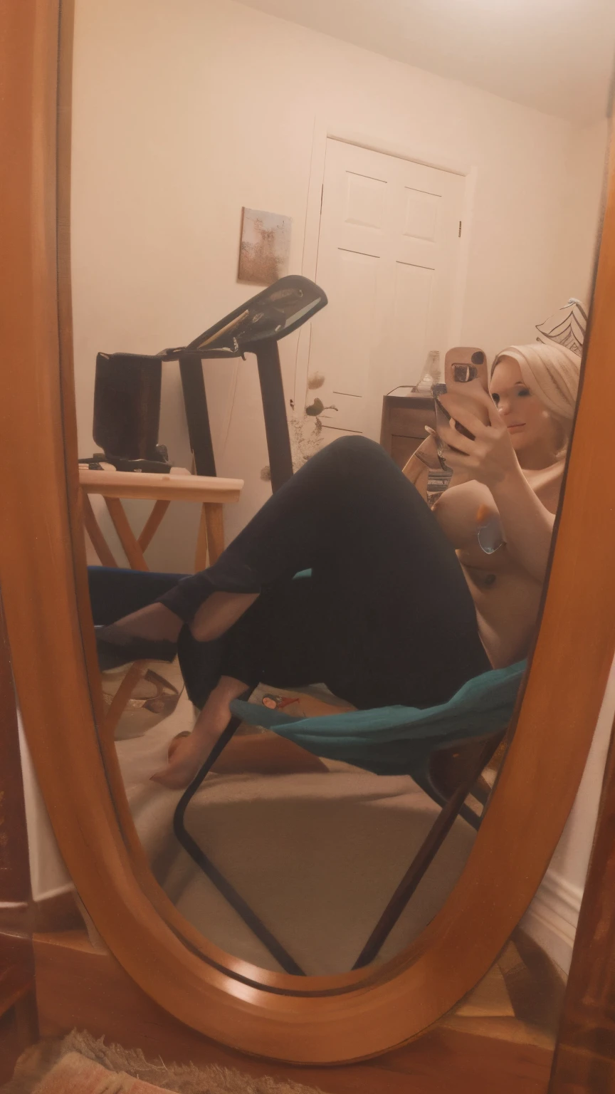 Nude selfie