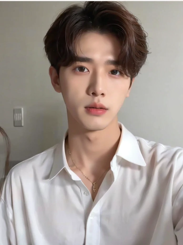 one wearing a sweatshirt,Close-up of man wearing hat, cai xukun, yanjun chengt, Zheng Zaiying, Kim Do-young, Qi Urzan, jinyoung shin, inspired by Zhang Han, Korean male, Avatar avatar, Cute Korean face, Kim Tae-joon, inspired by jeonseok lee