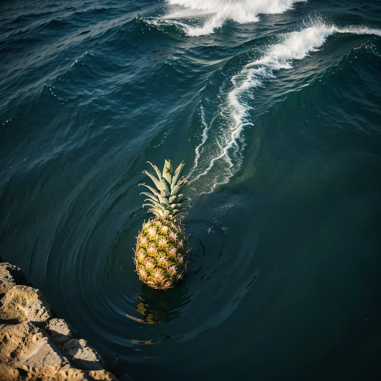 Pineapple Deep in the ocean