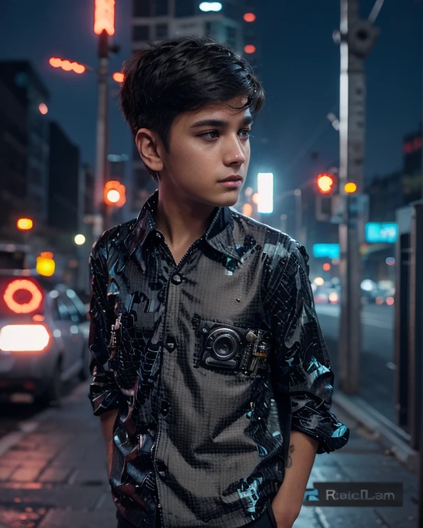 Change Background Cyberpunk Handsome boy , realistic face 8k ultra realistic