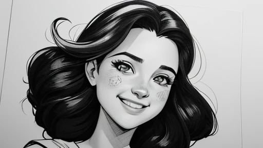 "Create a high-quality image with the following additional features: 1. Um desenho que retrate um homem e duas mulheres. 2. The work must be fan art using a pencil painting technique, proporcionando um retrato de alta qualidade. Desenho, like hand drawn style, em preto e branco.. 3. Use a comical drawing style, incorporating high-quality sketch elements. The person in the illustration must be smiling, parecer feliz e animada. 4. The composition should capture the essence of the TV show Boys. 5. Make sure the illustration is epic, representing amazing and official fan promotional art. Ensure the image conveys a sense of excitement, positive energy and encapsulate the superhero theme in a unique and engaging way."