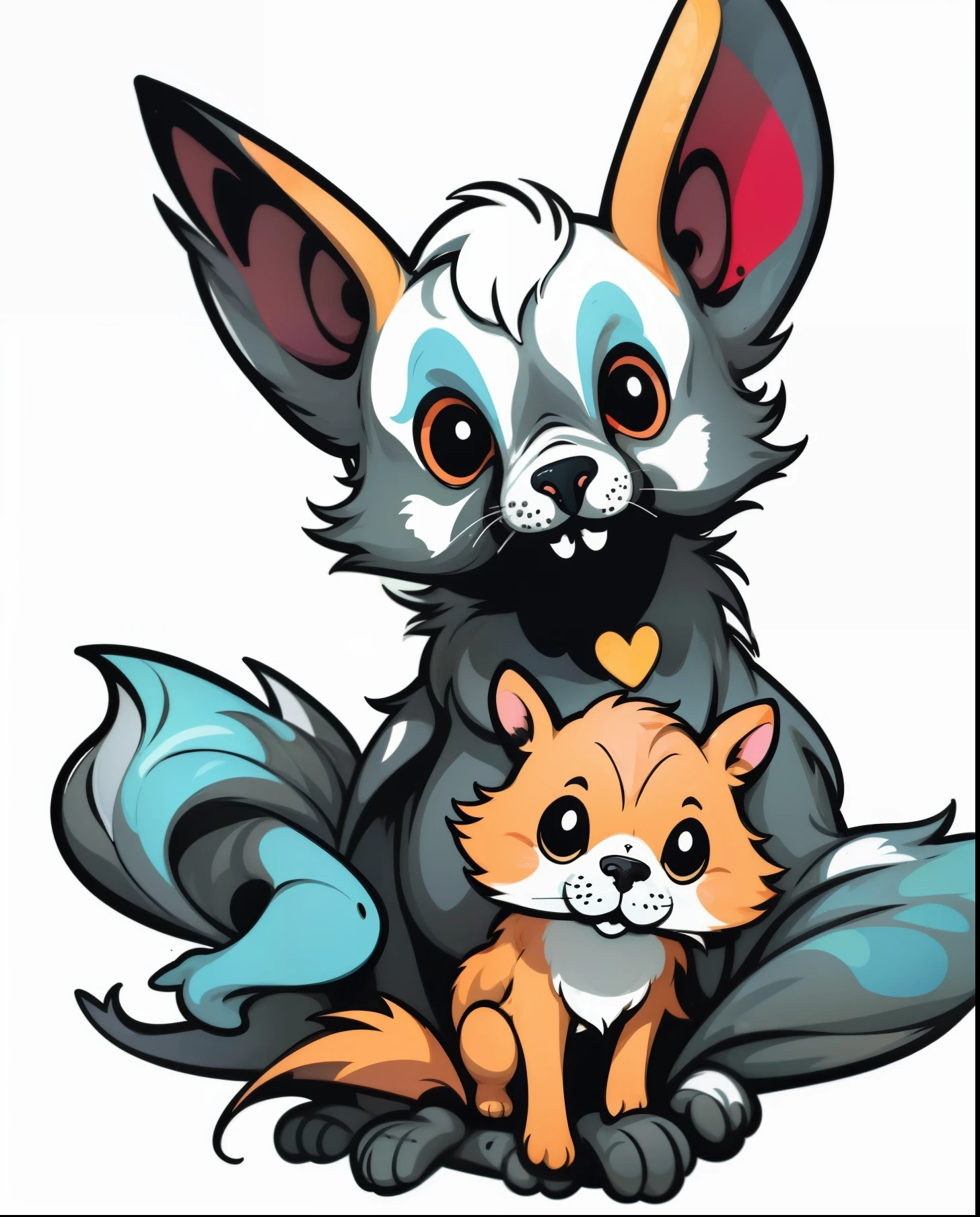 score_9, score_8_up, score_8, Expressiveh, (eeveelution), skinny, kemono furry, source furry, vivid colors, furry, female glaceon, male flareon, hetero, sex from behind, [feral], rating_explicit, duo, white background, moaning, happy sex, knot, spread legs, cum on pussy,doggystyle,by syuro,