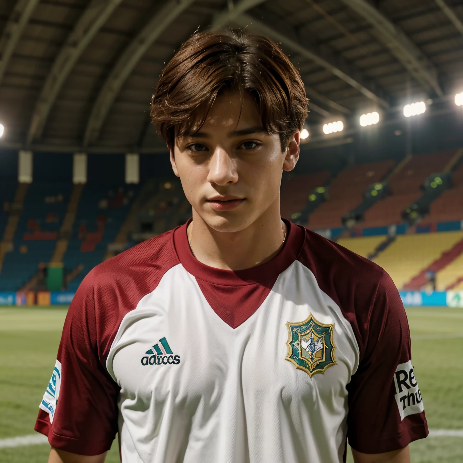 jungkook com camisa do time brasileiro Fluminense