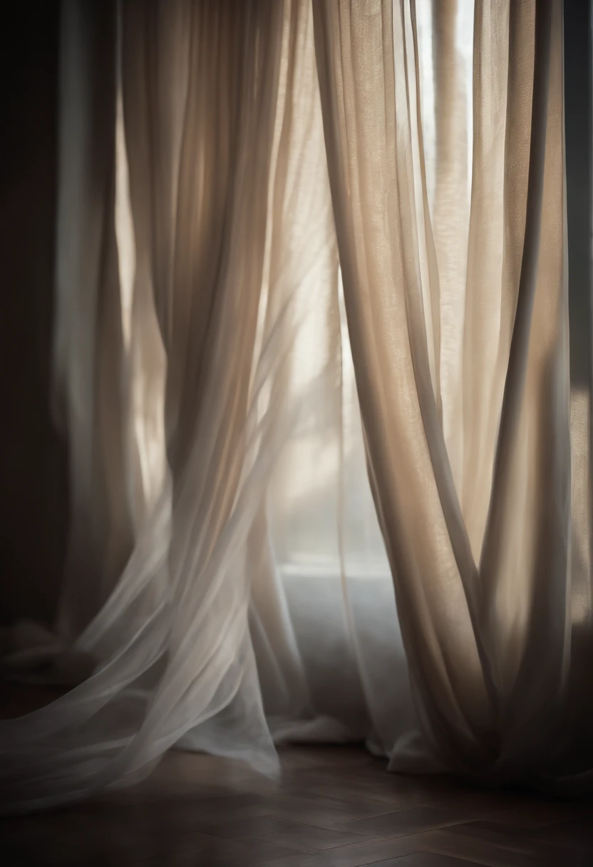 there is a white cloth covering a woman in a bed, flowing cloth and smoke, flowing realistic fabric, flowing white robes, endless flowing ethereal drapery, spirits covered in drapery, flowing fabric, ethereal curtain, foggy room, draped in flowing fabric, dreamy atmosphere and drama, fully covered in drapes, draped in transparent cloth, white cloth