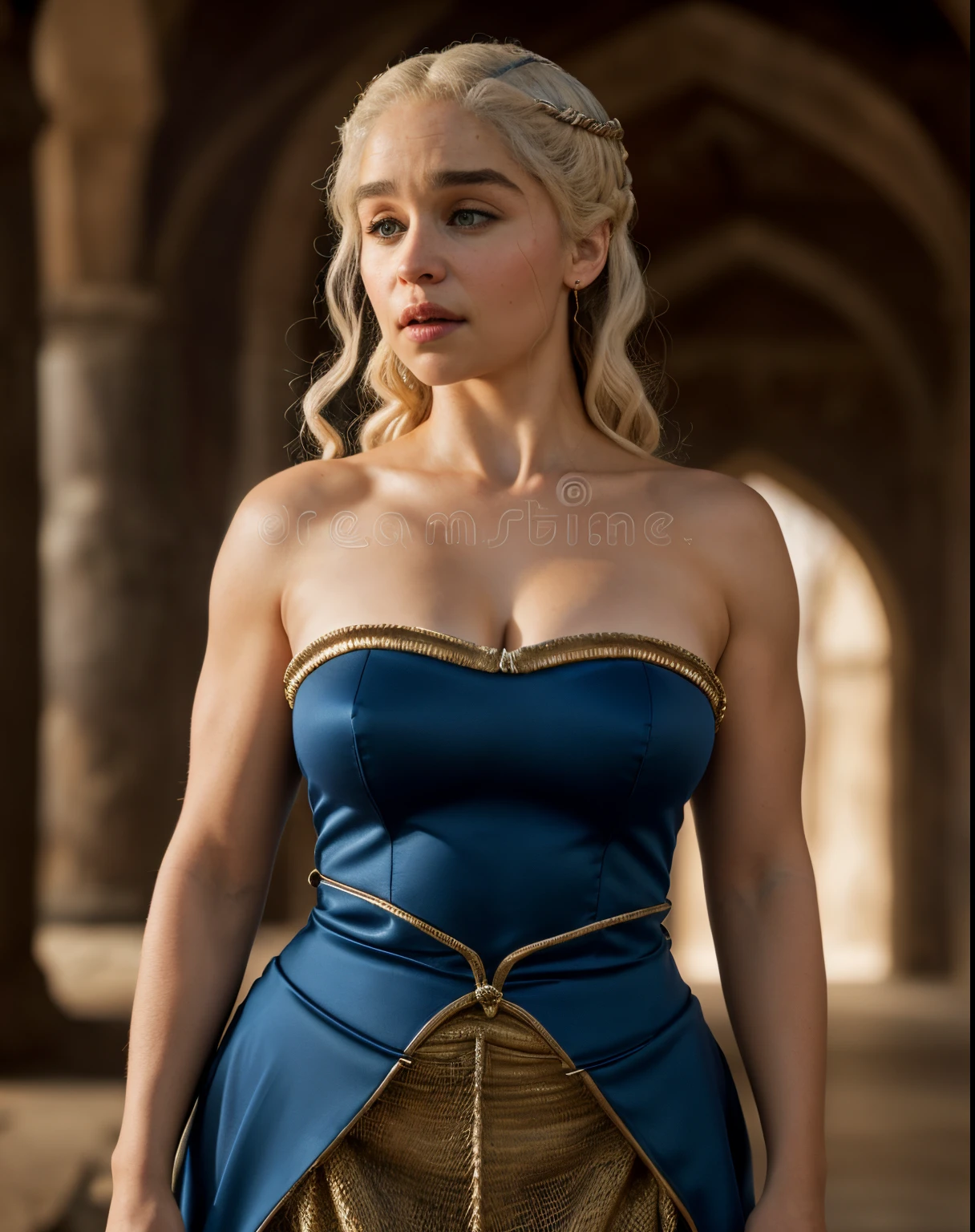 DAENERYS TARGARYEN, Gladiator dress, Full body shot,Mediaeval epic Battlefield background,erotic warrior costume, heroic looks, soft key light, detailed hairy armpits, victory pose, blood in sword,Standing bravely after battle,battle movie scene,cinematic colour grading,blood stains in dress,fought the battle dominantly, DAENERYS TARGARYEN PLAYED BY Emilia Clarke,Queen DAENERYS TARGARYEN,mature,milf, sexy mediaeval battle dress,gladiator woman,body,45 yo Woman,perky breast,alluring figure,big natural breast,mediaeval costumes,mediaeval queen dress,erotic costumes,lusty physique,((detailed face)), ((detailed facial featureinely detailed skin), pale skin,(in a highly detailed sexy mediaeval dress,soft natural light, (masterpiece) (perfect aspect ratio), (realistic photo), (best quality), (detailed) photographed on a Canon EOS R5, 50mm lens, F/2.8, HDR, (8k) (wallpaper) (cinematic lighting) (dramatic lighting) (sharp focus) (intricate), RAW photo, RAW photo, gigachad photo,8k uhd, dslr, high quality, film grain, Fujifilm XT3, extremely detailed,photorealistic, realistic,incredibly absurd, highly detailed, sharp focus,(Professional Studio Lighting),(Professional Color Grading), Edge Lighting,Dramatic lighting,Cinematic lighting,Lumen reflections, Soft natural lighting, Soft color, Photon mapping, Radiosity, (Beautiful eyes), (Detailed eyes),  (Detailed face), symmetrical eyes, sharp eyes, cold face, full body), (HIGH LEVEL OF DETAIL), (sweaty),large breasts, high detailed skin, uncharacterized texture, hyper detailed, realistic skin texture, armor, best quality, ultra high res, (photorealistic: 1.4) high resolution, detailed, raw photo, sharp re, by lee jeffries nikon d850 film stock photography 4 kodak portra 400 camera  F1.6 Lens rich colors hyper realistic texture dramatic lighting UnrealEngine trend in Artstation Cinestill 800, veins in the body, (body and fitness), perfect eyes, detailed eyes, detailed skin,