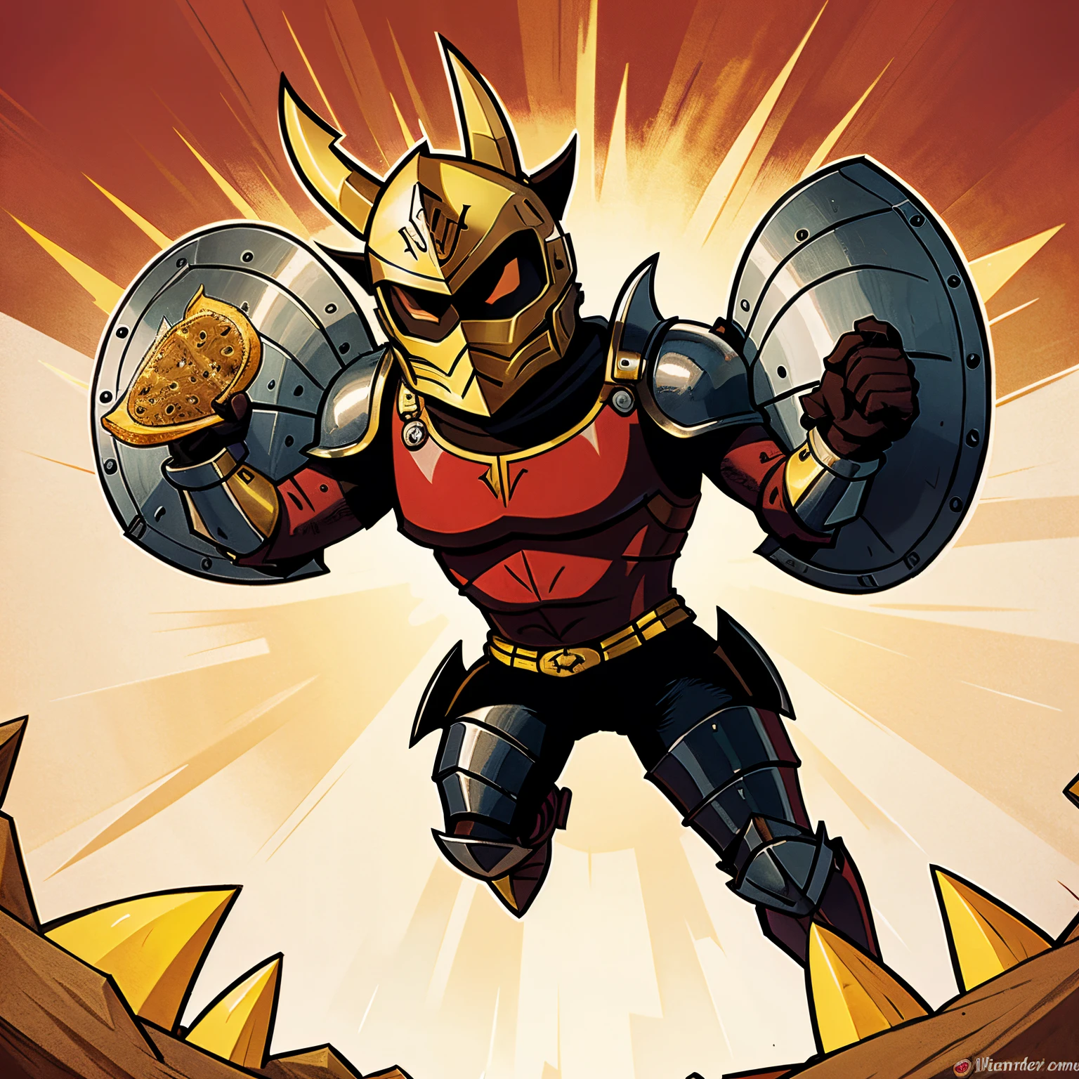 Nacho armor cartoon