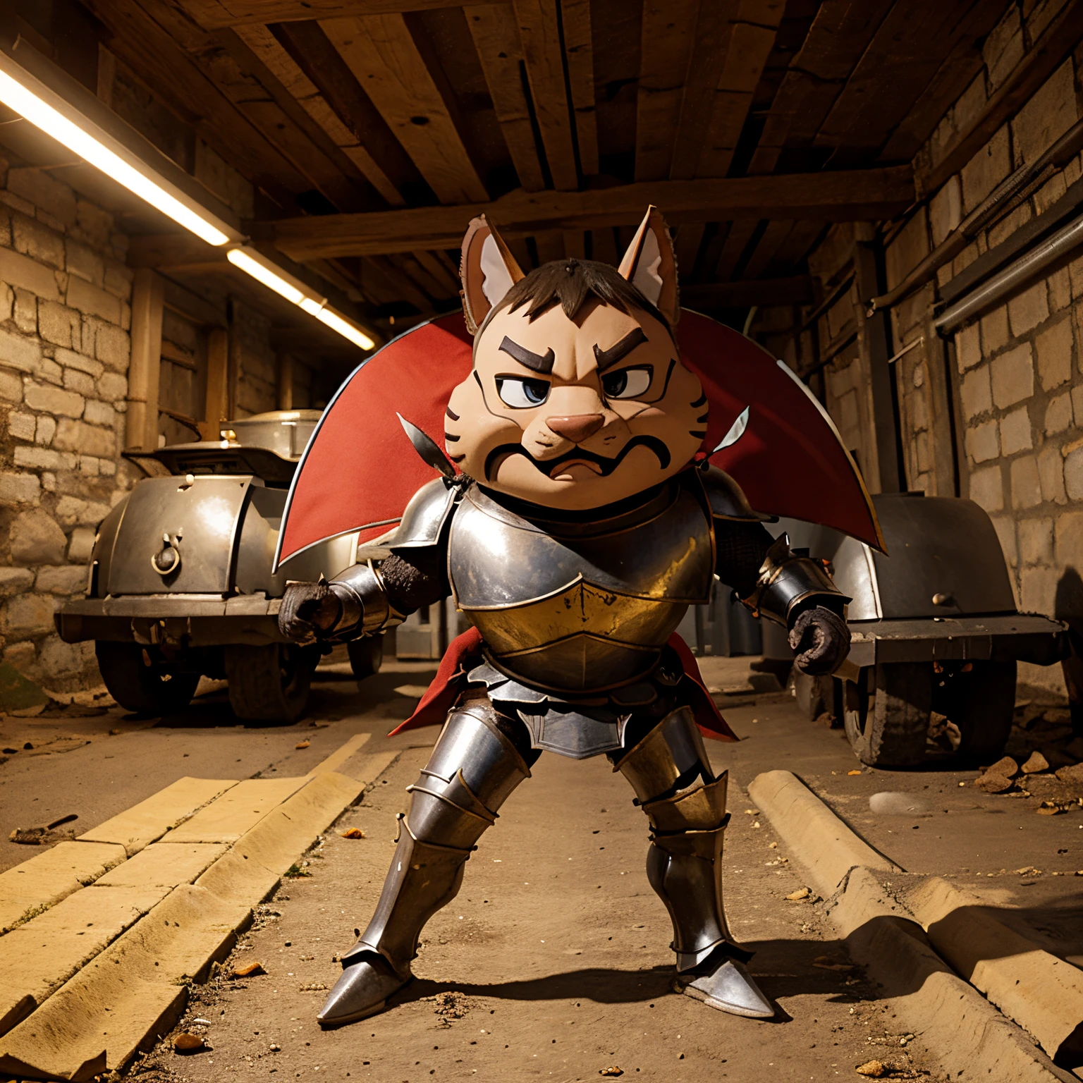 Nacho armor cartoon
