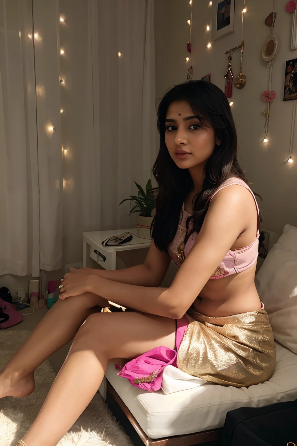 desi girl aesthetic room
