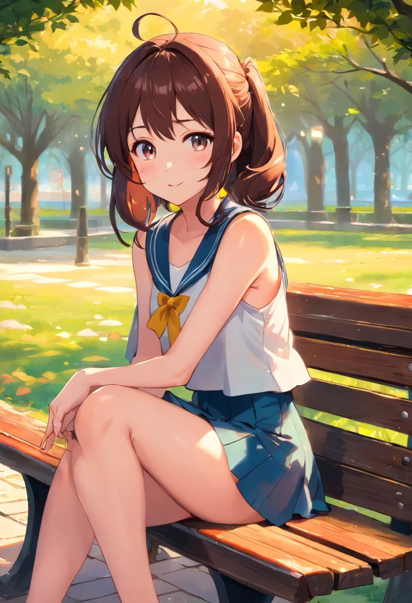 subject: Megumin, action: sitting situation: On a park bench: lightning in the park: artist at sunset: Konosuba style: anime medium: digital illustration type: Character portrait color scheme: Warm, soft tone computer graphics: 2D animation quality: High resolution positive prompt: ((Best Quality)), ((masutepiece)), ((Realistic)), Megumin in her younger days, childhood photos, Sit on a park bench in a quiet and peaceful environment. environment. The scene takes place in a beautiful park during a breathtaking sunset. Megumin, With her innocent smile, Unleash pure joy and happiness. Her character is brought to life through KonoSuba&#39;s anime art style, zora々Capturing the essence of the spirit. Artwork created using digital illustration techniques, Represents intricate details and vibrant colors. A warm and calm color scheme、Adds tenderness and nostalgia to the scene。. 2D animation style、It further enhances the charm and charm of the entire artwork。. Oh Special Base０１ SeaArt Bot Upscaling Default 2023/09/29 12:38:39 (realisitic、Photorealsitic:1.3)、( delicate beautiful girl:1.4)、One-length ponytail、（fullnude:1.5)、（Show me your breasts:1.8）、(Beautiful nipple:1.3 )、de pele branca、Slim West、（Hard sex:1.4）、（small tits）、flered skirt、Sleeveless sailor suit、Sailor suit、White sailor suit、Not only was she forced to drink a powerful aphrodisiac, but the aphrodisiac was evenly applied to her pussy, turning her entire body into an erogenous zone. Her whole body was dyed an abnormally deep red, and the inside of her pussy was glowing hot. Three penises were inside her pussy. The molester, who knows everything about a woman&#39;s weaknesses with his fingers, stirs her in all directions with his exquisite fingers, making her feel an intense pleasure that she has never felt before.、The molester continued to stir and give her such intense pleasure for over an hour using exquisite fingering with three fingers.、A wet pussy that looks like it&#39;s incontinent、Love juice overflowing and dripping down to the knees、A large erect clitoris that is exposed from the foreskin、Inverted nipples that are erect and asserting themselves、The whole body shines with a streak of sweat、She lost all her strength due to the pleasure and surrendered her body to the molester, and her consciousness became hazy, but she was screaming in joy and going crazy because of the immense pleasure that was being given to her.、She desperately endured unwanted pleasure due to the magnitude of the intense pleasure forcibly given by the caress of the molester that lasted for a long time, but finally she closed her eyes『Not anymore　orgasm　orgasm　I'll go〜』A close-up of the expression on his face as he screams as he reaches a violent climax and becomes captivated by a very lewd and bewitching pleasure.、low angles、