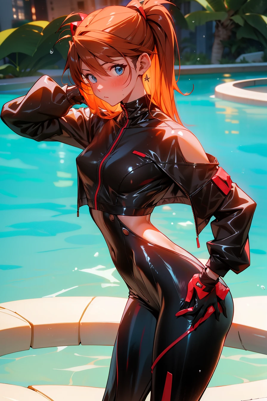 (La mejor calidad,4k,Altas Resoluciones),(realista:1.37),Shy and blushing,sexy,monos en el suelo,uniforme transparente mojado,Black lingerie,pantalon corto,Medias negras largas,Wet,empapado,abierta de piernas,Agua,(foto ),
(Cuerpo completo,anime),(vivid colors),(Soft lighting)