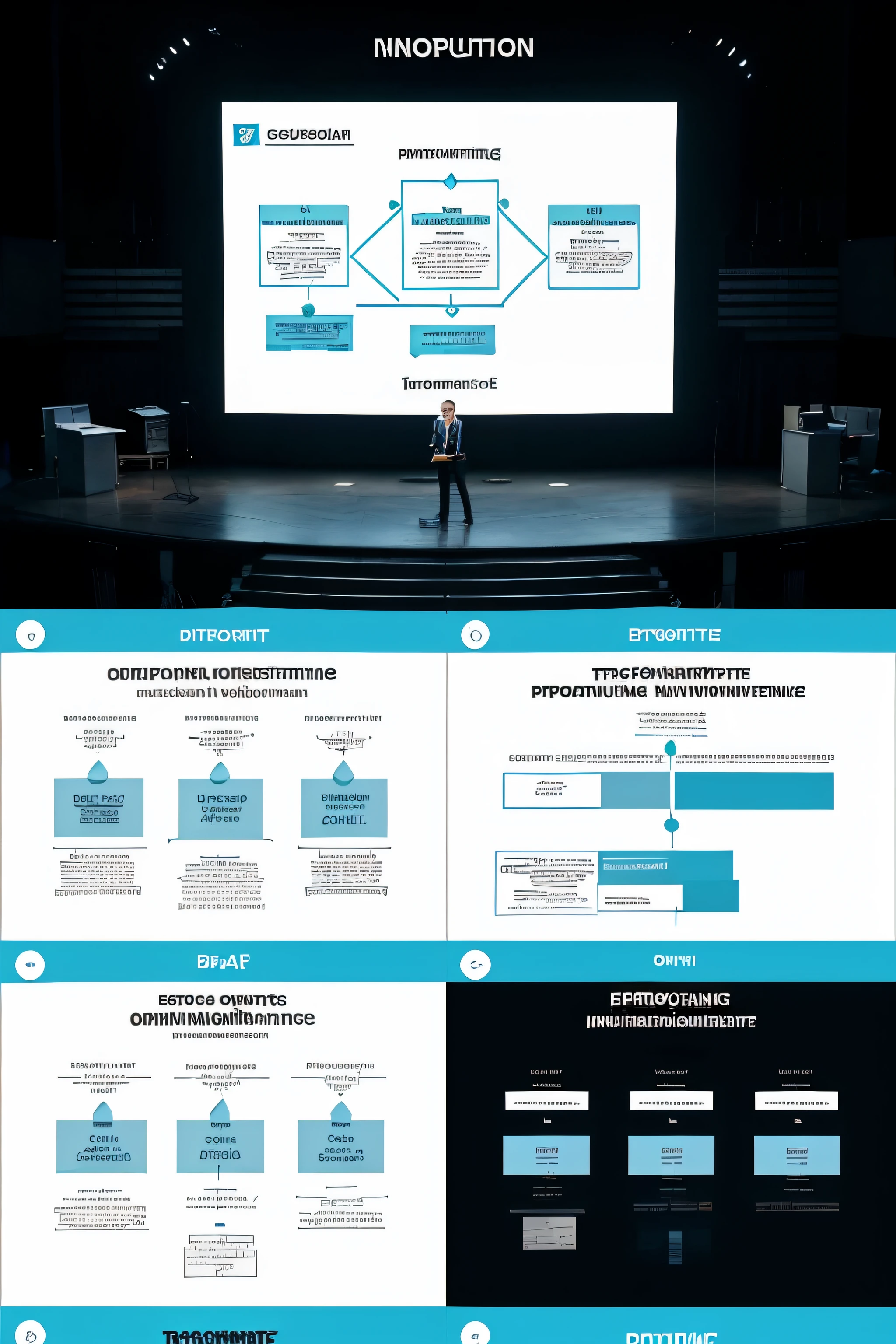 Create an image of a flowchart to include in a management presentation considering the steps below:
1 - Home 2 - Constant monitoring to identify problems 3 - Correction of identified problems 4 - Rapid technical support for users and administration 5 - Regular security and functionality updates 6 - Optimization of platform performance 7 - Implementation of advanced security measures 8 - End Texts in Portuguese according to the stages.