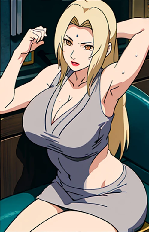 Big titlack tight skirt,  full bodyesbian, cleavage, Good anatomy, Masterpiece, Best quality, 4K, 8K, Professional photography, Soft light, Sharp focus, 1 girl, Blonde hair, in class room, Blonde hair, Spin-off of banks, Detailed face+Brown eyes, Open lips, lipstick, perspire，Sweat a lot，Blushlush，Be red in the face，I had a lot of sweat on my face，Blushlush），（stooped，Buttresigboobs，Enchanting pose，A sexy pose）,deep navel show:1.3,front view,sports bra,toned abs