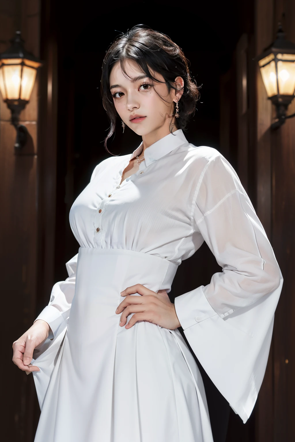 ((((Estilo ultra ilustrado:1.0)))),La mejor calidada,Obra maestra,Trazado de rayos, global ilumination,traje negro,cabeza, Valle tipo I,escote,jeon jungkook en todo su aspecto, solamente, fondo blanco,Mirando al espectador