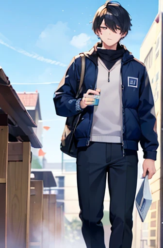 ((cool male college student))、creation、dust particles、Sunnyday、(Cold Breeze)、male male、Ideal body type for men