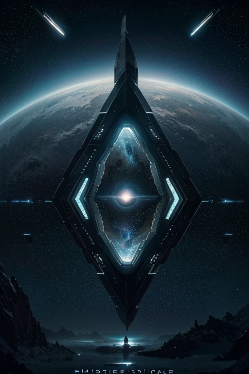 (best quality,4k,8k,highres,masterpiece:1.2),ultra-detailed,(realistic,photorealistic,photo-realistic:1.37),book cover,sci-fi,fictional space,titled "The Lost Orbit",detailed space scene,stars,planets,galaxy,cosmic background,ethereal colors,deep space,mysterious atmosphere,holographic title,futuristic font,populated planet landscape,spaceships,exploration mission,advanced technology,interstellar travel,surreal cosmic elements,shining stars,nebulae,colossal space station,orbiting planet,multiple moons,galactic wonders,interstellar architecture,alien civilizations,unexplored frontiers,limitless imagination