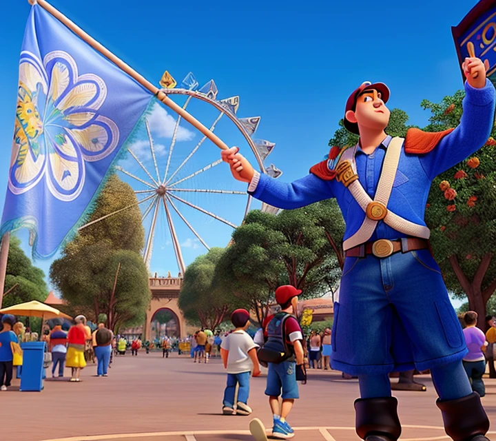 no estilo Disney Pixar, alta qualidade, melhor qualidade