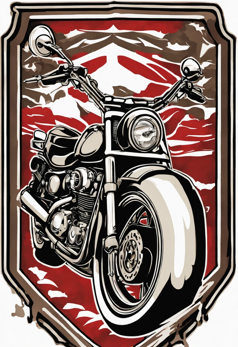 arte estilo pacth adesivo para estampa de bone com o tema club de motoqueiros