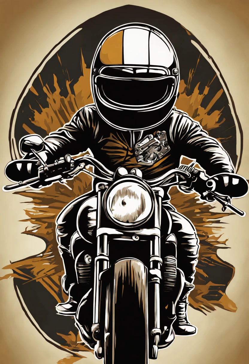 arte estilo pacth adesivo para estampa de bone com o tema club de motoqueiros