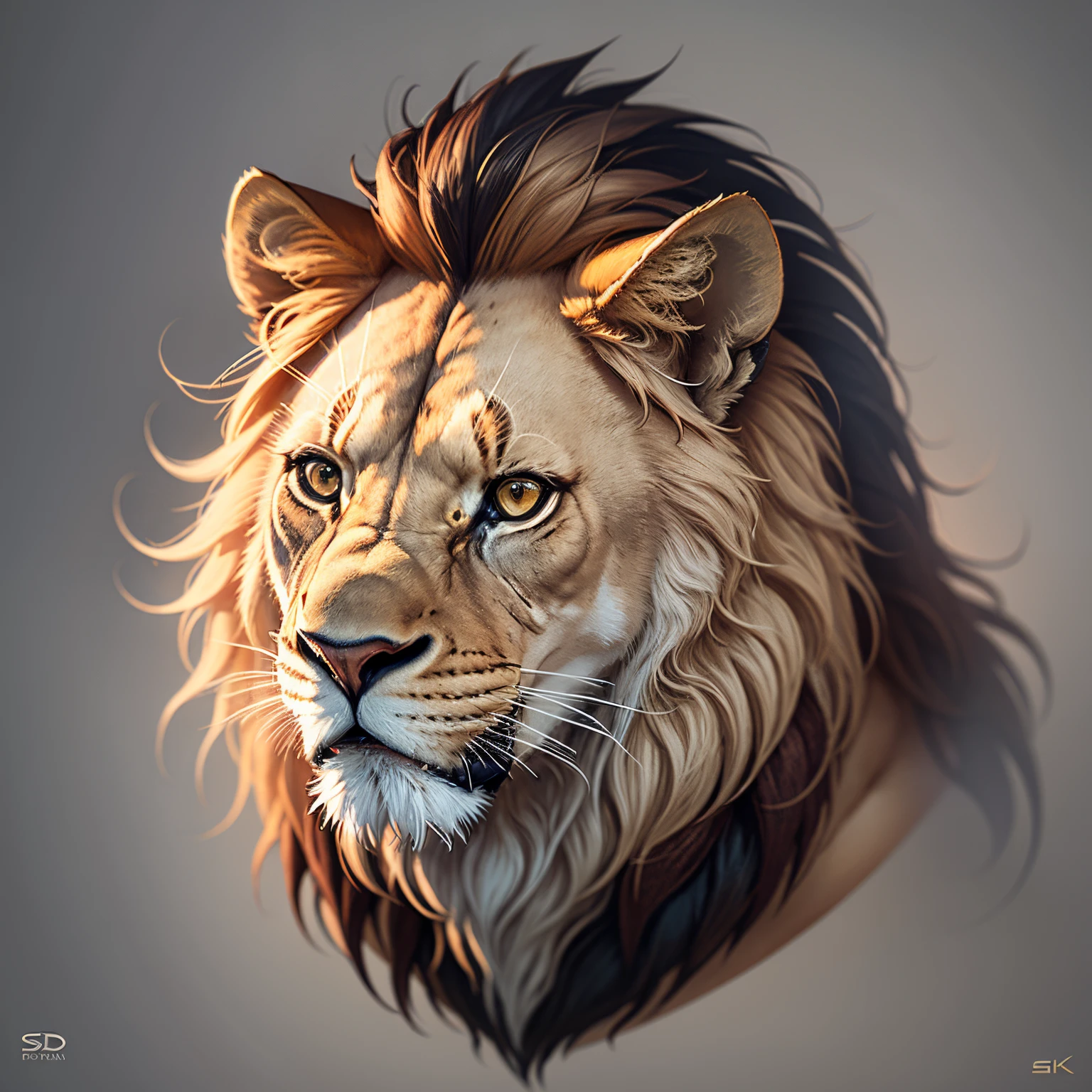 Create one lion 4k realistic creature for shirt print  - --auto --s2