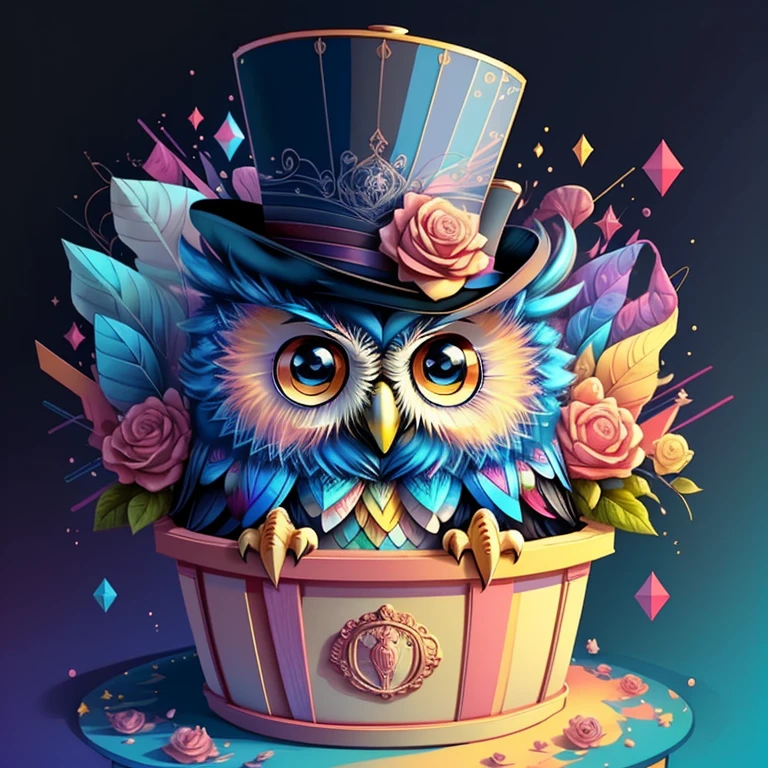 ) ((cute baby owl with a top hat in a beautiful box)) ((Mikey)) - Criador: Walt Disney2023) ), ,, ( Walt Disney acolchoamento ,multidimensional geometric wall PORTRAIT, arte, Chibi,
Yang08k, lindo, Colouring,Rose
Primary works, qualidade superior, melhor qualidade, Arte Oficial, Beautiful and Aesthetic,)) ), ,, Walt Disney acolchoamento ,multidimensional geometric wall PORTRAIT, arte, Chibi,
Yang08k, lindo, (Colouring, rosa), amarelo ,azul ,vermelho e branco)
Primary works, qualidade superior, melhor qualidade, Arte Oficial, Beautiful and Aesthetic,
