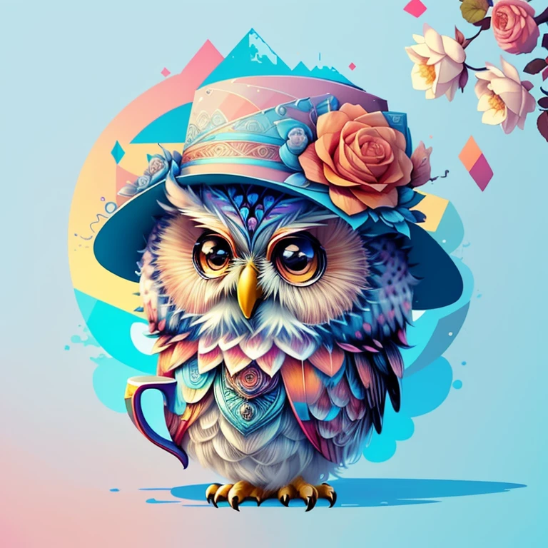 ) ((cute baby owl with a flower hat in a beautiful cup)) ((Mikey)) - Criador: Walt Disney2023) ), ,, ( Walt Disney acolchoamento ,multidimensional geometric wall PORTRAIT, arte, Chibi,
Yang08k, lindo, Colouring,Rose
Primary works, qualidade superior, melhor qualidade, Arte Oficial, Beautiful and Aesthetic,)) ), ,,  Walt Disney acolchoamento ,multidimensional geometric wall PORTRAIT, arte, Chibi,
Yang08k, lindo, (Colouring, rosa), amarelo ,azul ,vermelho e branco)
Primary works, qualidade superior, melhor qualidade, Arte Oficial, Beautiful and Aesthetic,