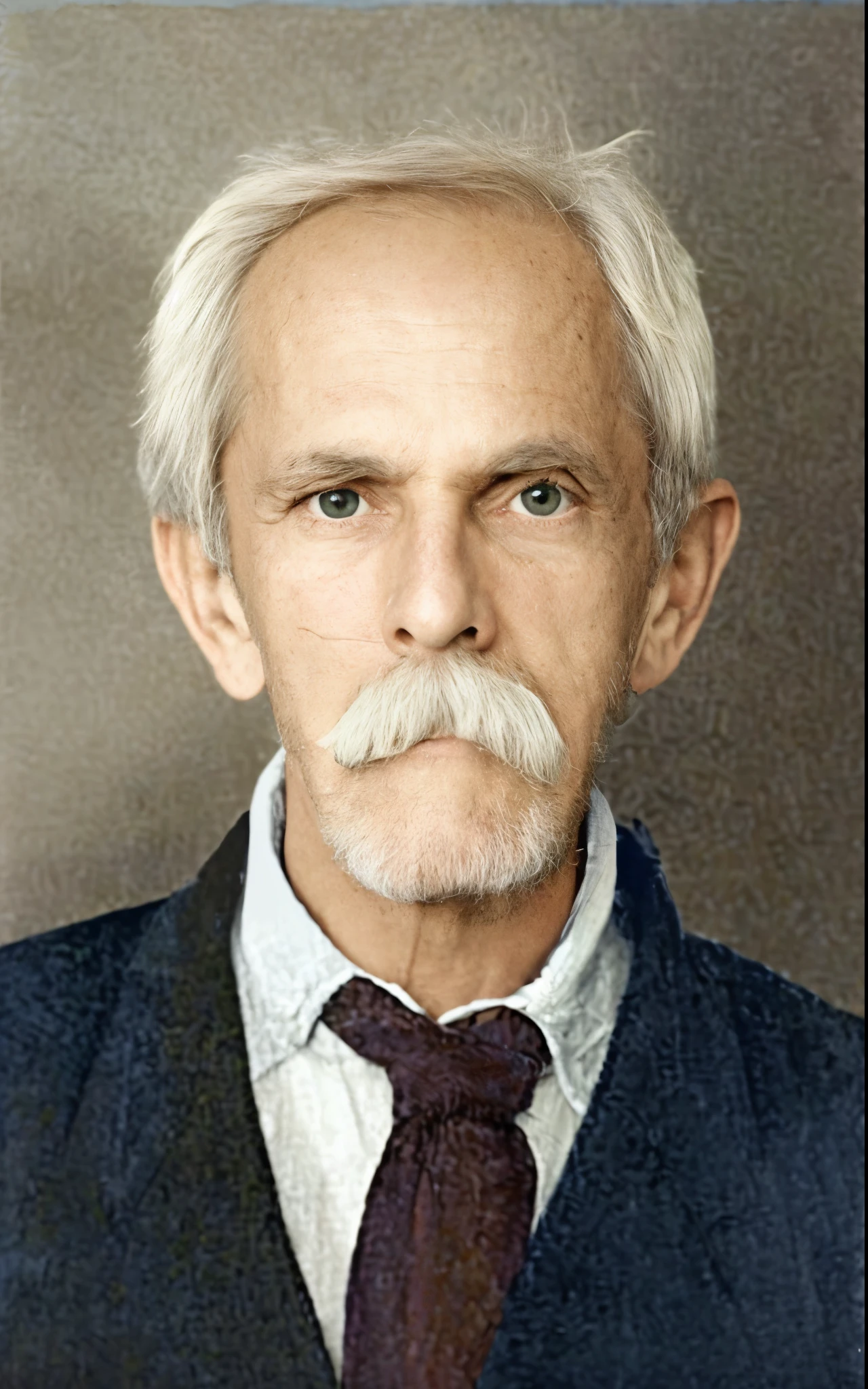 homem arafed com bigode e terno e gravata, Velho com bigode, colorido 1 9 0 4 foto, foto colorida, uma foto colorida, fotografia colorida, inspirado por John Watson Gordon, foto colorida premiada, colorido, inspirado em Samuel F. . Morse, colorido, inspirado em Jorge . Sutherland
