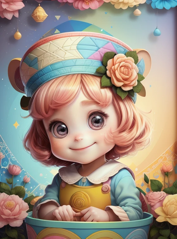 ) ((cute baby hamster smiling with a flower hat in a beautiful basket) ((Mikey)) - Criador: Walt Disney2023) ), ,, ( Walt Disney acolchoamento ,multidimensional geometric wall PORTRAIT, arte, Chibi,
Yang08k, lindo, Colouring,Rose
Primary works, qualidade superior, melhor qualidade, Arte Oficial, Beautiful and Aesthetic,)) ), ,, Walt Disney acolchoamento ,multidimensional geometric wall PORTRAIT, arte, Chibi,
Yang08k, lindo, (Colouring, rosa), amarelo ,azul ,vermelho e branco)
Primary works, qualidade superior, melhor qualidade, Arte Oficial, Beautiful and Aesthetic,