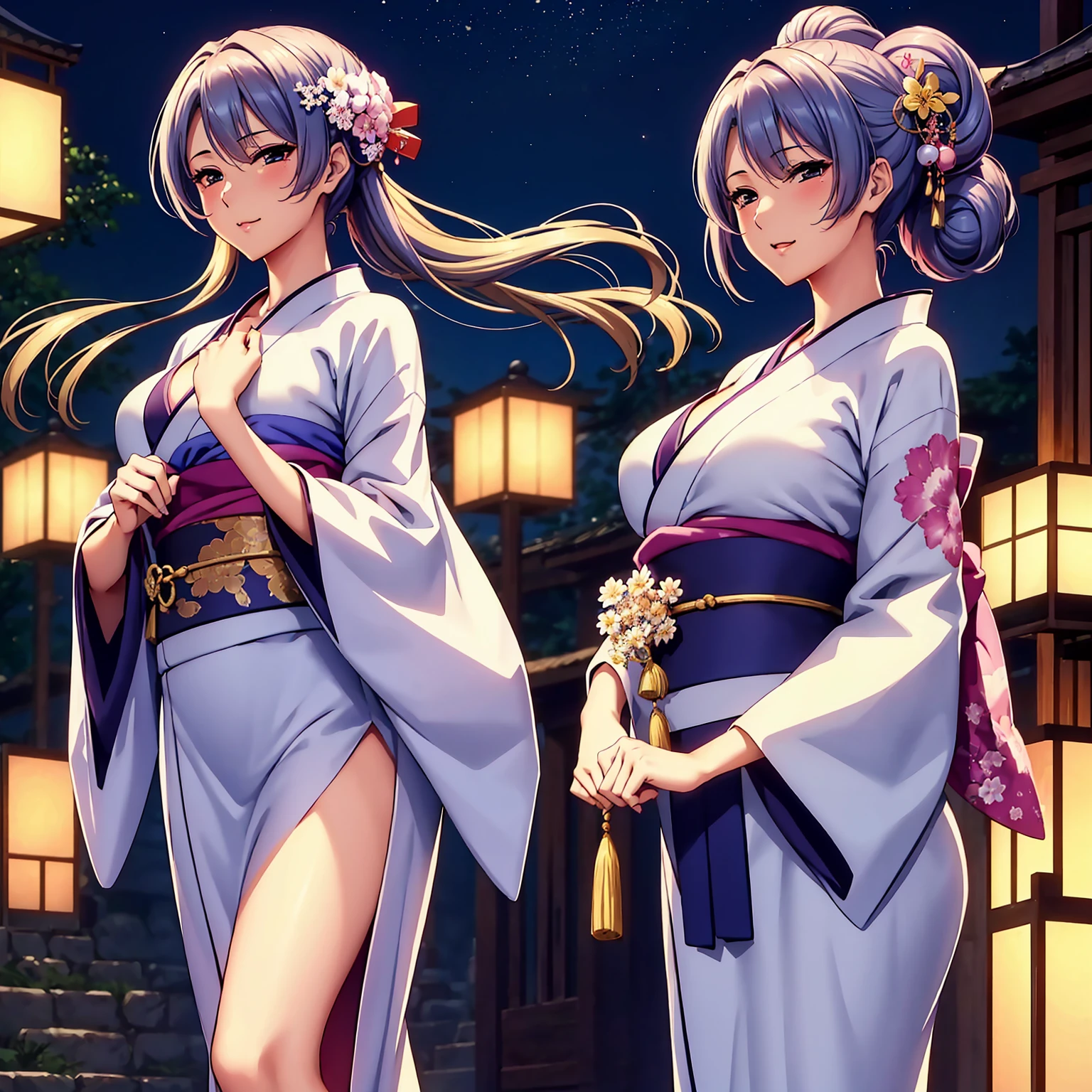 nsfw,(Watercolor style), (Muted Tone), Delicate, Detail, Masterpiece,(colorful)illustration,(colorful)light particles, lens flare, 2 women,Exposed station staff fishnet uniform,shoulders,sideboob,cameltoe,medium breasts, thighs,squatting, evil smile, Ringo Fantasy World,a little sweat, Strong wind blowing, onsen,Rock, steam, Transparent kimono, seductive, delicate, cleavage, shoulder,thighs,(sideboob:1.2), (best quality:1.2),intricate details, newest, edo,cat,darknight,midnight,rembrandt lighting, light particles, lens flare, Fantasy world, high leg kimono, attractive, shoulders, thighs,Transparent kimono,sheer kimono, luminescence kimono, moving kimono, discussion heated, fun, several cats in kimono at my feet, view from above, close up, Calm soothing look, Warm happy reassuring smile, The loincloth that I took off is plesent to you,I have a loincloth, dynamic angle, dynamic pose, close up, shoulders, cleavage, sideboob,from above, Close-up of the upper body, Artistic masterpieces that will go down in history, (fantastical and mesmerizing scenery) (masterpiece:1.2),(best quality:1.2),intricate details, newest, ai-generated, , (art inspired by Bill Sienkiewicz). oil painting)